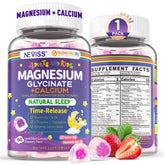 Front view of Neviss Magnesium Glycinate + Calcium Filled Gummies