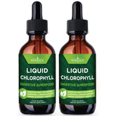 New Age Chlorophyll Liquid Drops bottle on white background
