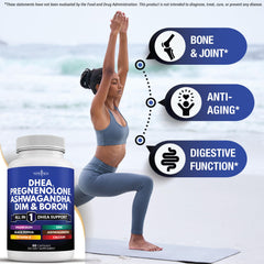 Vegan-friendly capsules and supplement ingredients layout