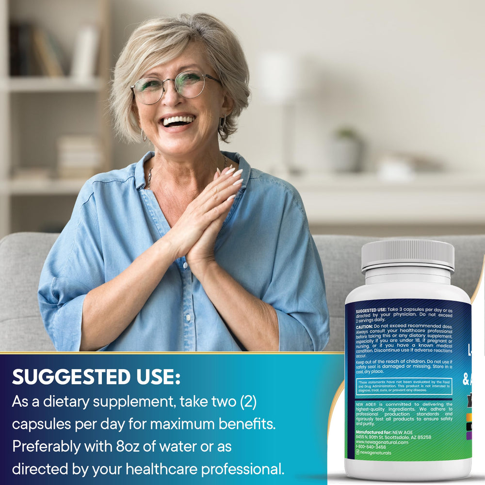 Nutrition label and supplement details for the product