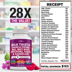 NAC and TUDCA components in the supplement