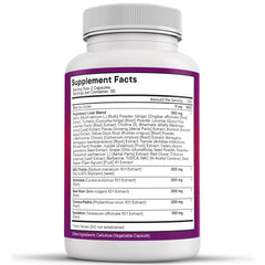 Ginger and turmeric components in the formula