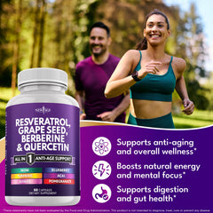 Two capsules serving size for New Age polyphenol supplement