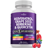 New Age polyphenol supplement bottle label