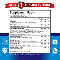 Manuka honey with sea moss capsules