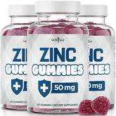 New Age Zinc Gummies bottle showing 50mg immune booster