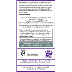 Kosher and gluten-free certifications on label