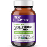 Bottle of New Chapter Advanced Perfect Prenatal Vitamins 96 count - Organic, Non-GMO