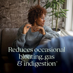 Illustration showing five digestive enzymes included in All-Flora