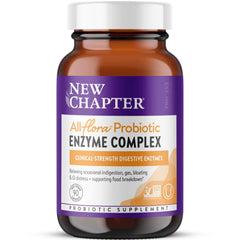All-Chapter All-Flora enzyme complex front label with 90 vegan capsules