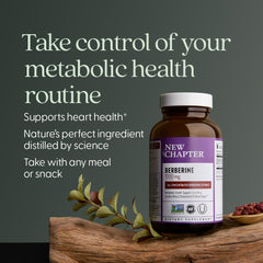Supplement facts panel for New Chapter Berberine 1000 mg