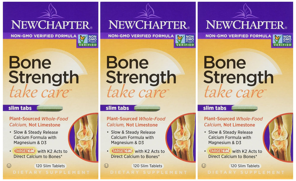 New Chapter Bone Strength Take Care 120 Tabs bottle front view