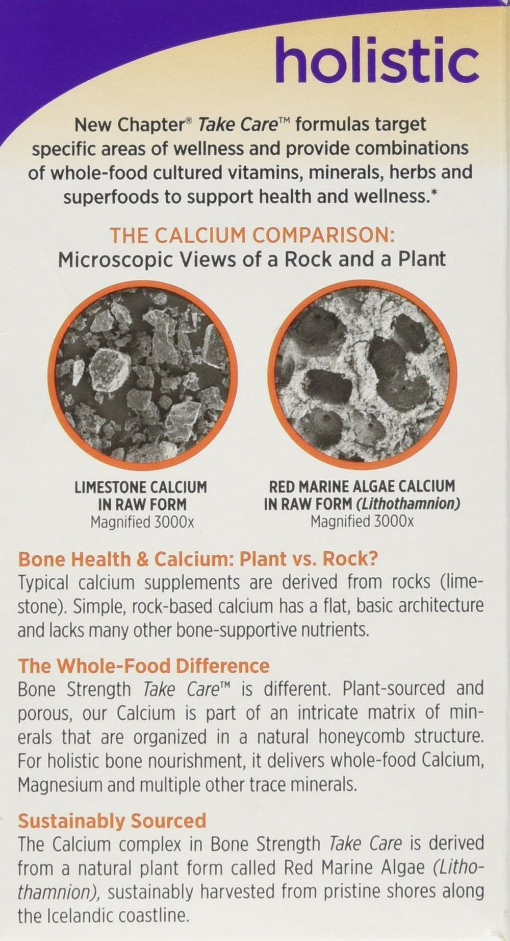 Close-up of label highlighting fermented D3 and vitamin K2