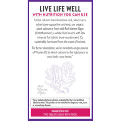 Sustainably harvested algae calcium from Iceland coast