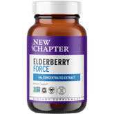 New Chapter Elderberry Force 64x concentrated elderberry capsules bottle