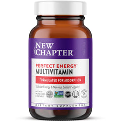 New Chapter Perfect Energy Multivitamin bottle and label