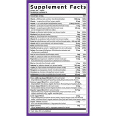 Close-up of two-a-day formulation on bottle