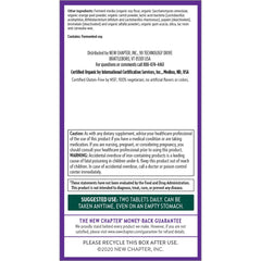 Organic certification and vegan-friendly icons on label