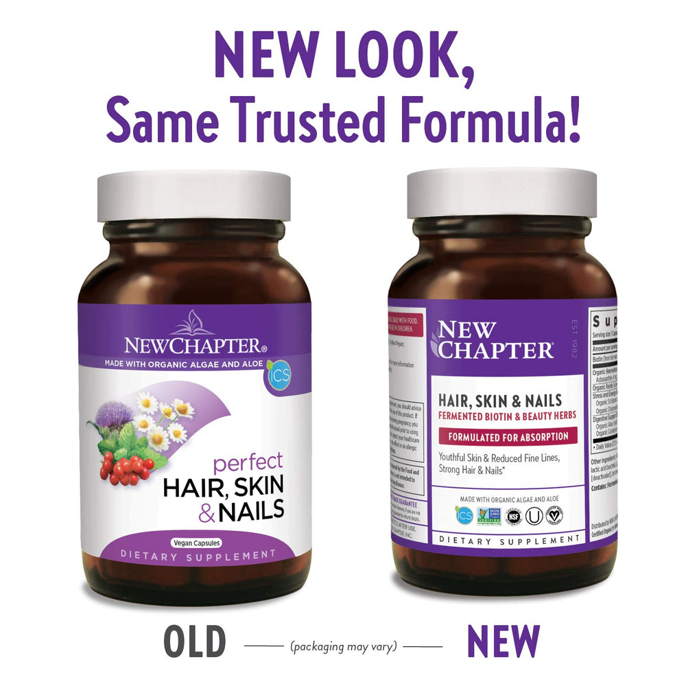 Infographic comparing fermented vs non-fermented biotin