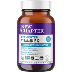 New Chapter Fermented Vitamin B12 bottle label