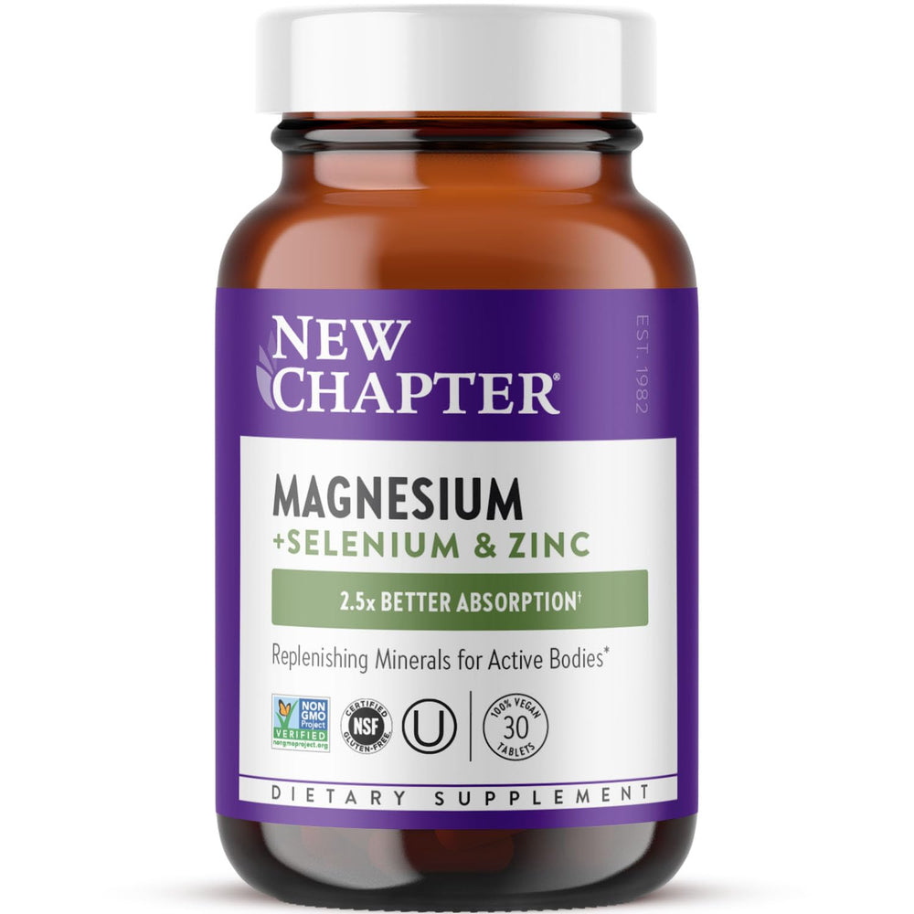 New Chapter Magnesium-Selenium-Zinc bottle, 30-count