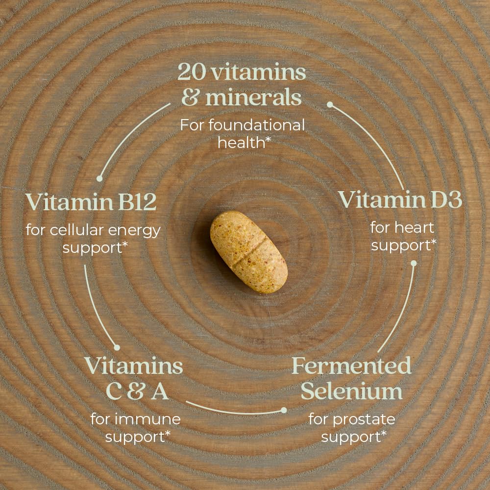 Ingredients showing fermented nutrients in the multivitamin