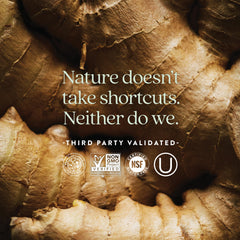 Organic vegetables and herbs used in the multivitamin