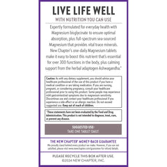 New Chapter gluten-free non-gmo certification logos on packaging.