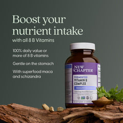 New Chapter Vitamin B Complex packaging front and back