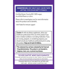 Lifestyle shot with Organic Fermented Vitamin B Complex on shelf