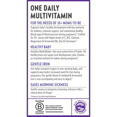 Supplement facts and ingredients label