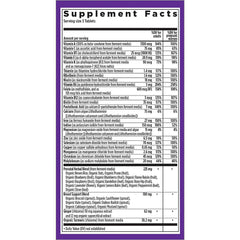 Close-up of label highlighting organic and non-GMO ingredients
