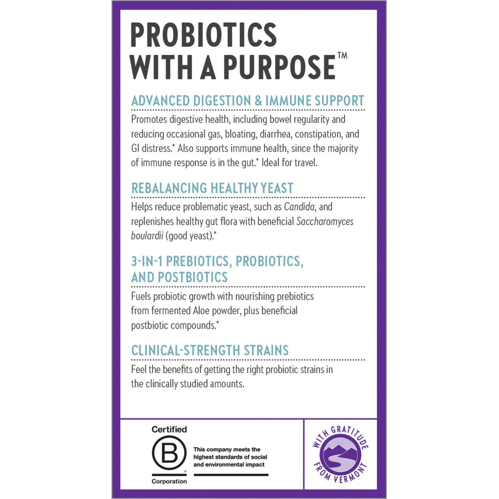 Hands holding a bottle of New Chapter Probiotic All-Flora 60 count