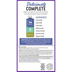 Delicious liquid formula ready to absorb visualization