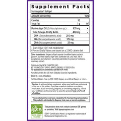 Product label showing non-GMO vegan gluten-free certifications