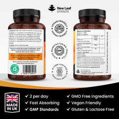 New Leaf Turmeric Tablets product on display
