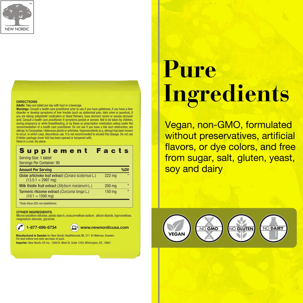Vegan, non-GMO formula free from preservatives, dyes, artificial flavors