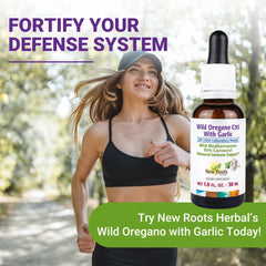 Immune support packaging highlighting natural ingredients