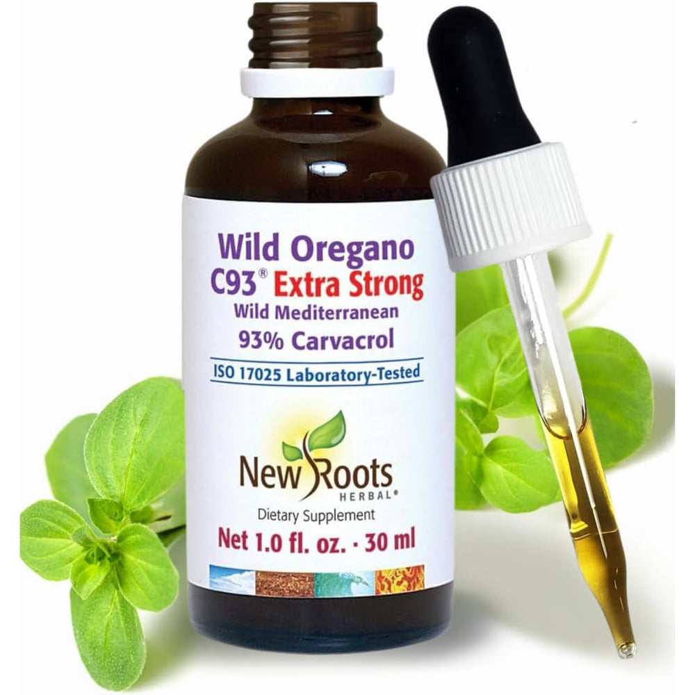 New Roots Herbal Wild Oregano Oil Drops C93 bottle 1 oz