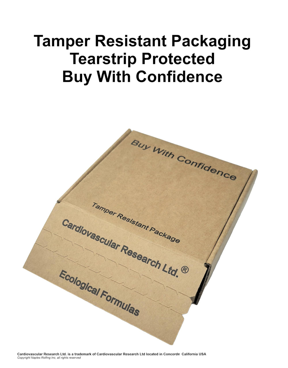 New tamper-resistant packaging for Magnesium Taurate bottle