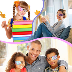 Inside view of Newcotte eye patches showing black shading fabric