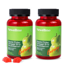 Newellme Apple Cider Vinegar Gummies bottle – 120 count