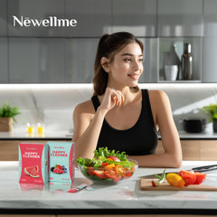 Antioxidant-rich superfood ingredients illustration