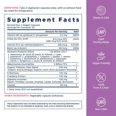 NewRhythm supplement label and nutrition facts for ingredient transparency