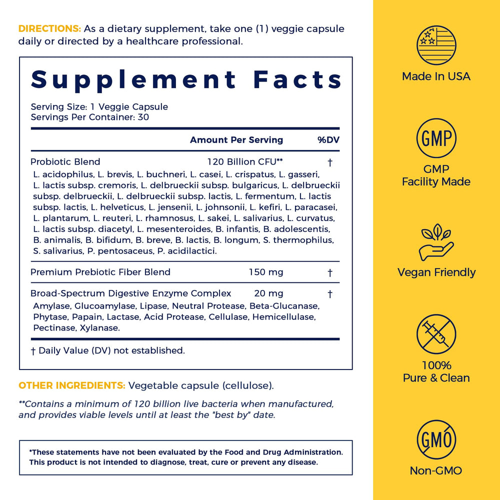 NewRhythm Probiotics 30-count bottle and label