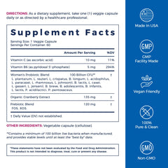 60 capsules bottle displayed on white background