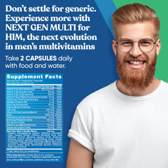Key ingredients of Next Gen Multi for Him