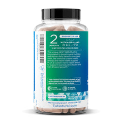 Packaging and label design of Next Gen Multi for Him 60-capsule bottle