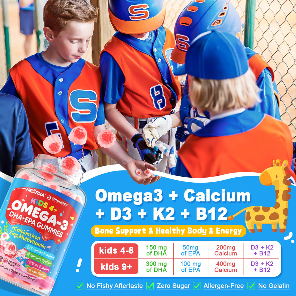 Two-pack of Nextdia Omega-3 Gummies for Kids