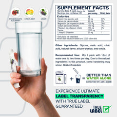 NF Sports Hydrate 2.0 pomegranate acai label highlights premium flavor.